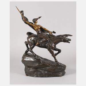 Stephan Abel Sinding, Walküre zu Pferde