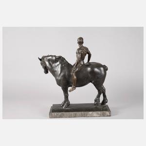 Fritz Best, Reiter als Akt