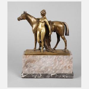 Otto Rasmussen, weiblicher Akt mit Vollbluthengst