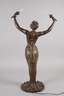 Lucien Alliot, figürliche Salonlampe