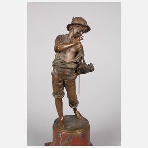 Carl Theodor Wegener, Junger Mann mit Affe