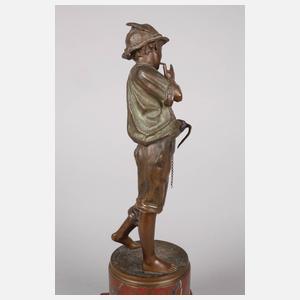 Carl Theodor Wegener, Junger Mann mit Affe