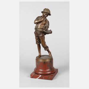 Carl Theodor Wegener, Junger Mann mit Affe