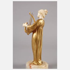 Affortunato Gori, Chryselephantin Harfespielerin