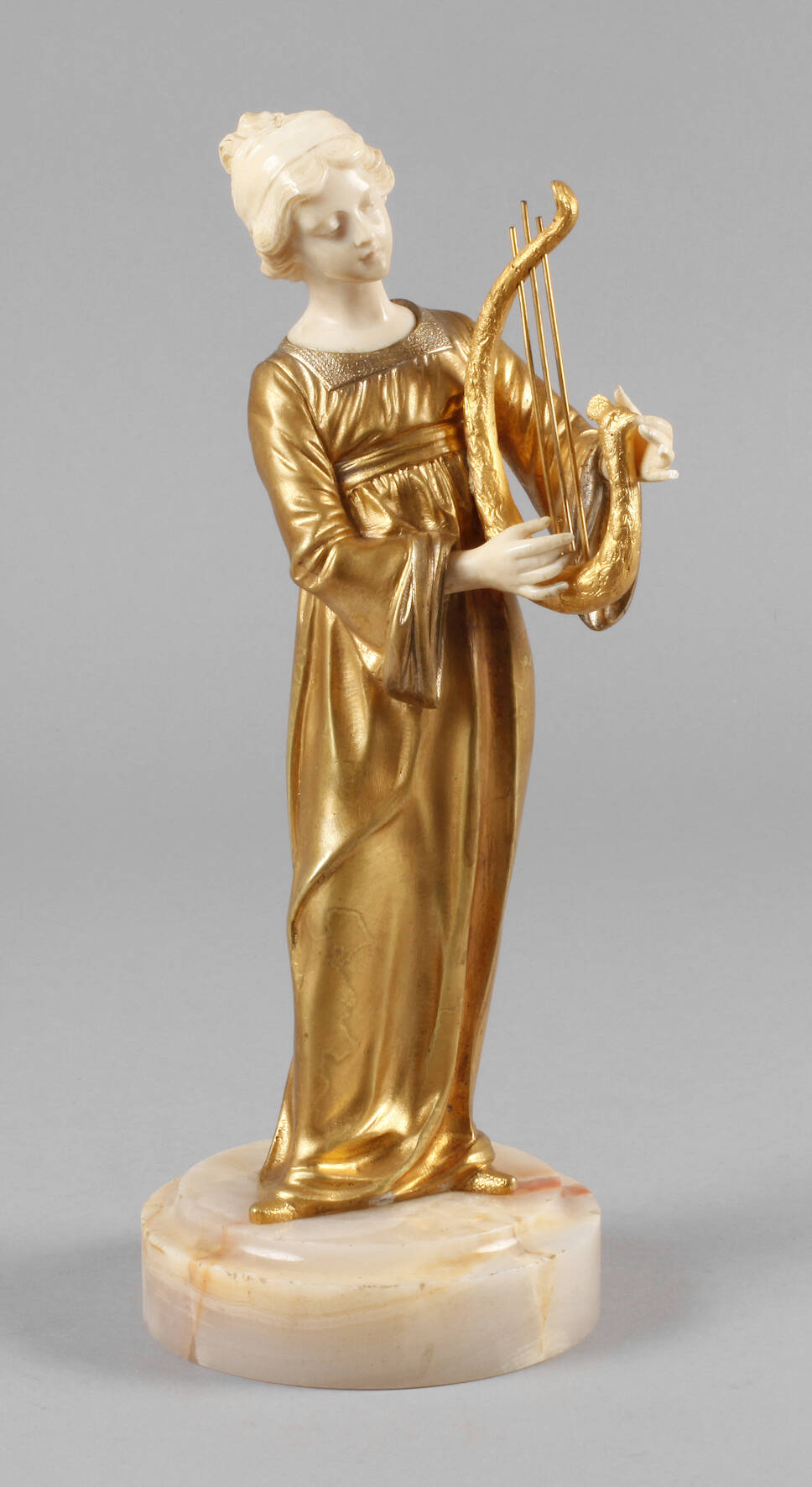 Affortunato Gori, Chryselephantin Harfespielerin