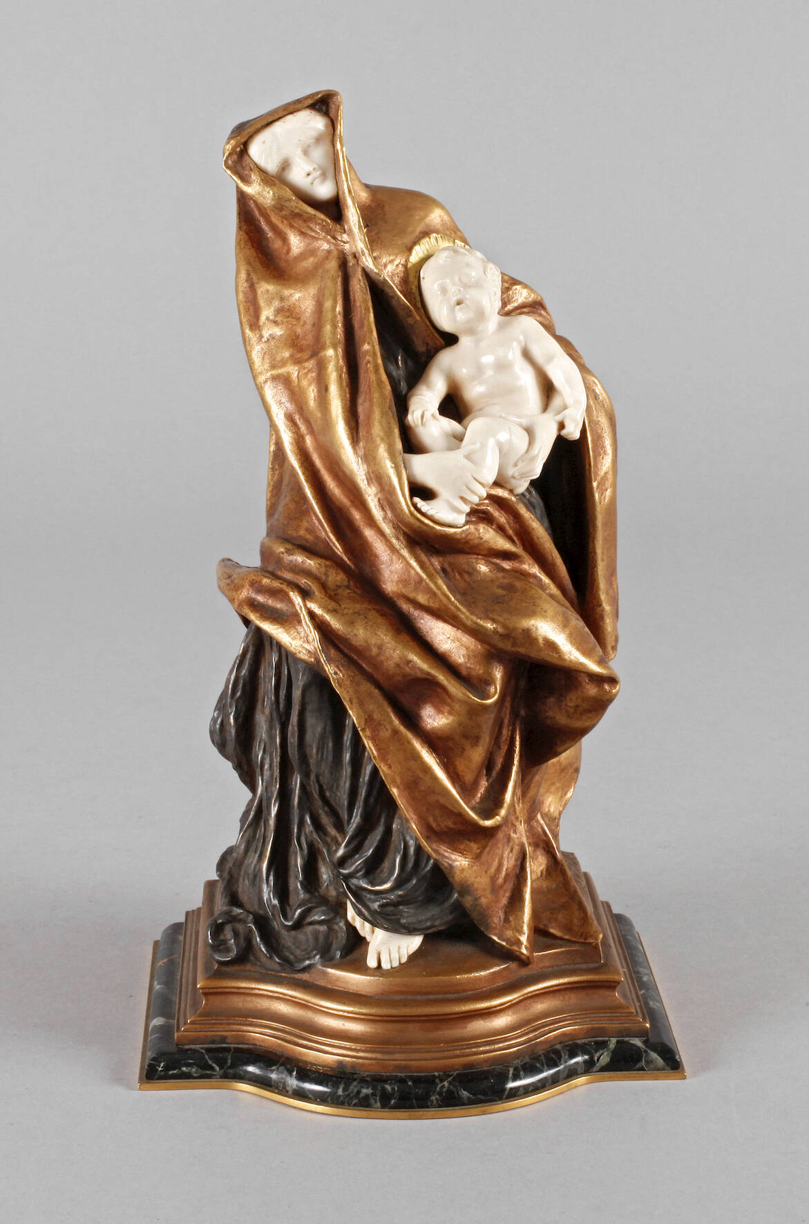 Géo Wagner, Chryselephantin Madonna mit dem Kinde