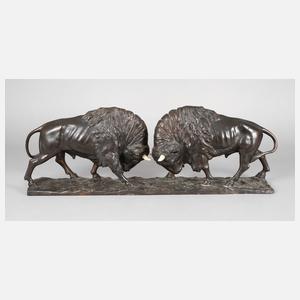 Peder Jensen, kämpfende Büffel