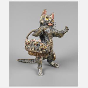 Wiener Bronze Katze