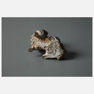 Wiener Bronze Löwenhund
