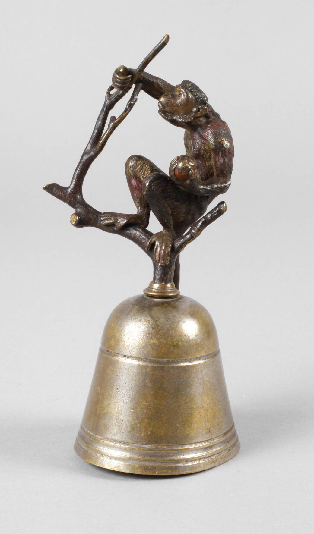 Wiener Bronze Tischglocke mit einem Affen