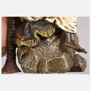 Wiener Bronze, Krieger unter Palme