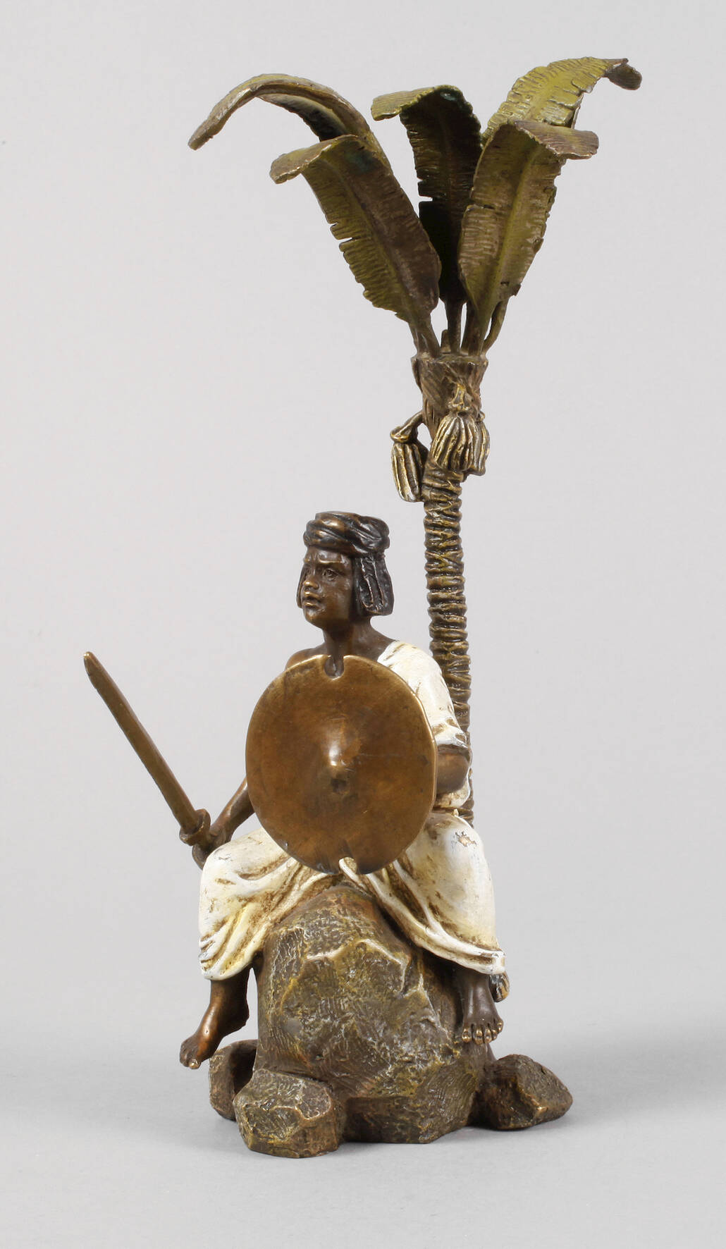 Wiener Bronze, Krieger unter Palme