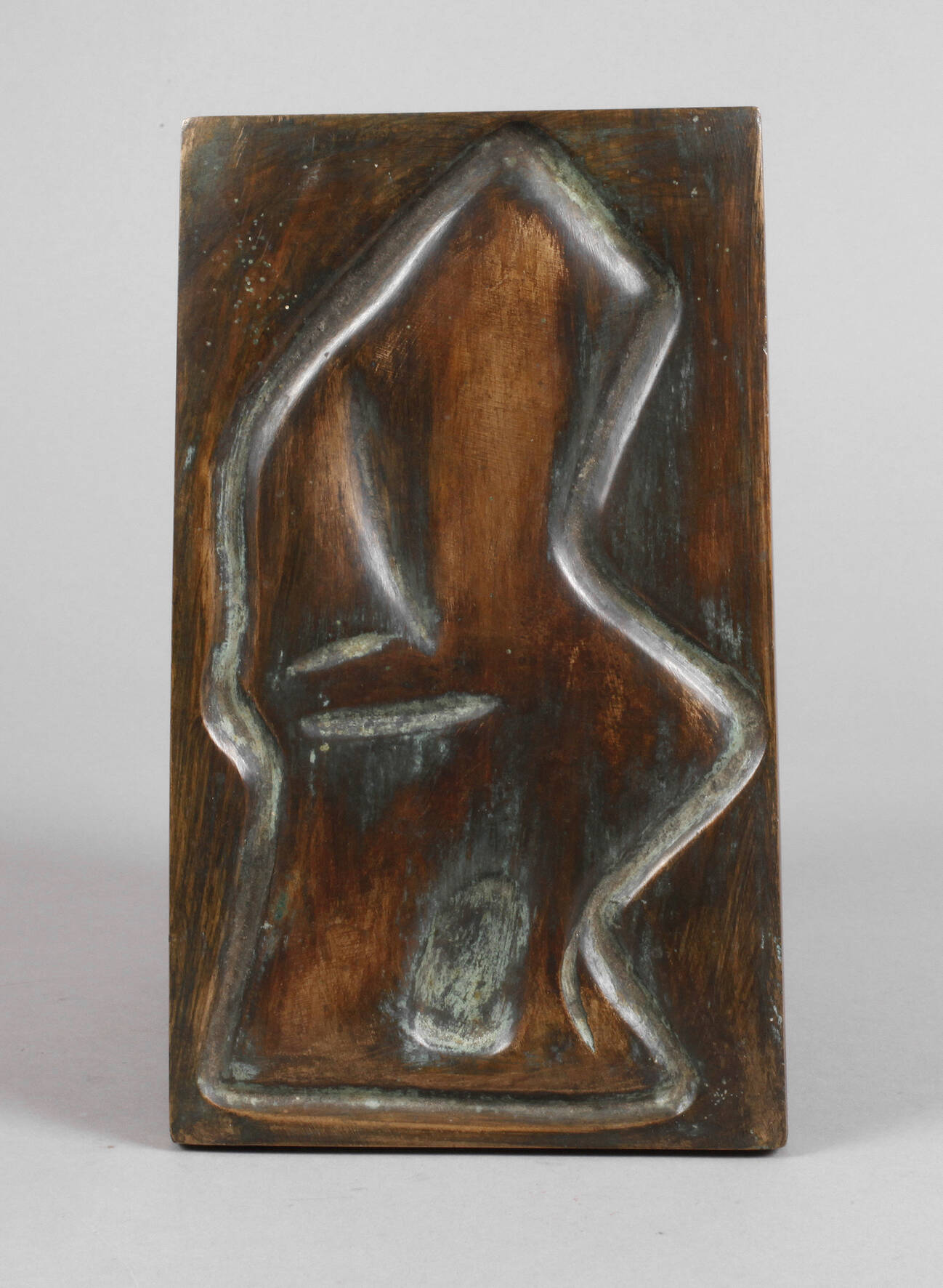 Georg von Kovats, abstrakte Bronzeplatte