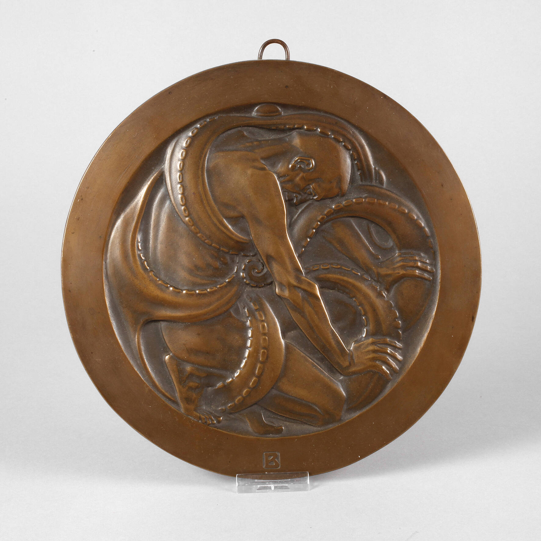 Rudolf Bosselt, Bronzerelief Kampf mit dem Kraken