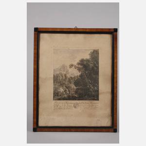 Johann Wolfgang von Goethe, Landschaft mit Wasserfall