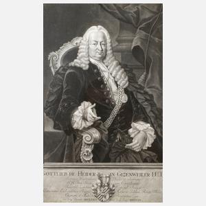 Johann Jacob Haid, Bildnis Gottlieb von Heider