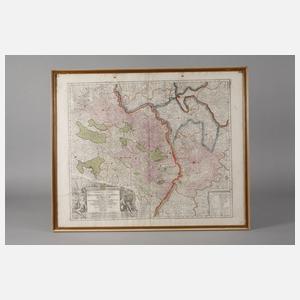 Tobias Lotter, Kupferstichkarte Rhein