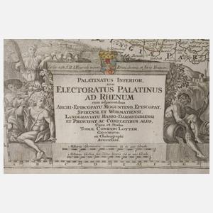 Tobias Lotter, Kupferstichkarte Rhein