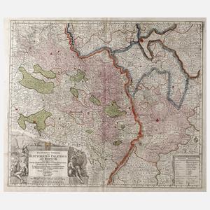 Tobias Lotter, Kupferstichkarte Rhein