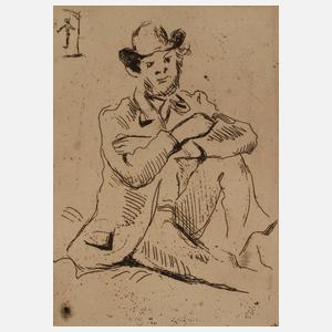 Paul Cézanne, ''Portrait du peintre Guillaumin''