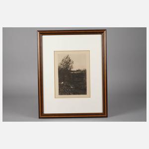 Prof. Wilhelm Leibl, "Wiese mit Kindern"