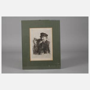 Prof. Wilhelm Leibl, "Der Trinker"