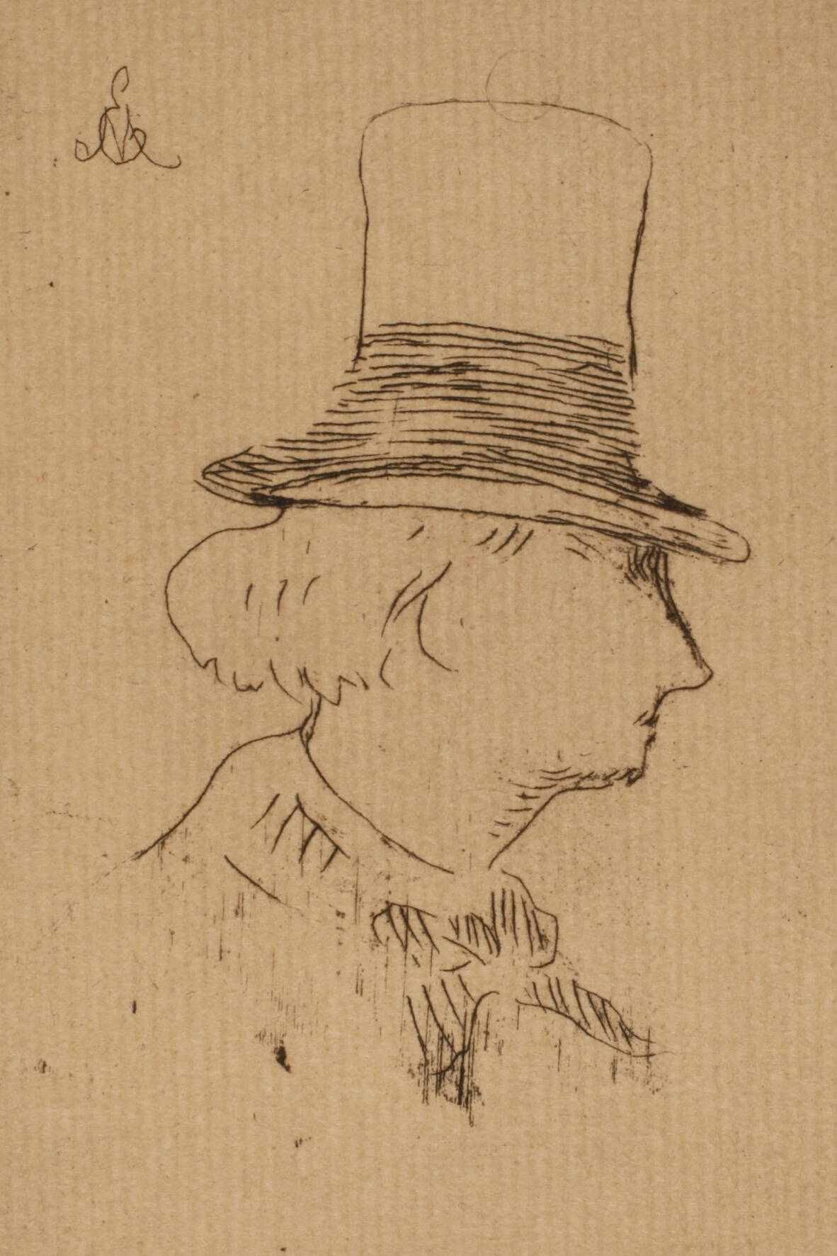 Edouard Manet, Portrait Charles Baudelaire