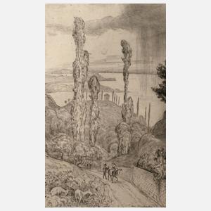 Prof. Hans Thoma, "Am Gardasee"