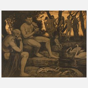 Prof. Hans Thoma, Am Wasser