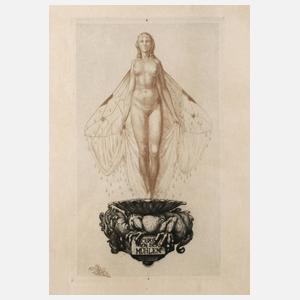 Hanns Bastanier, Exlibris Curt von der Mühlen