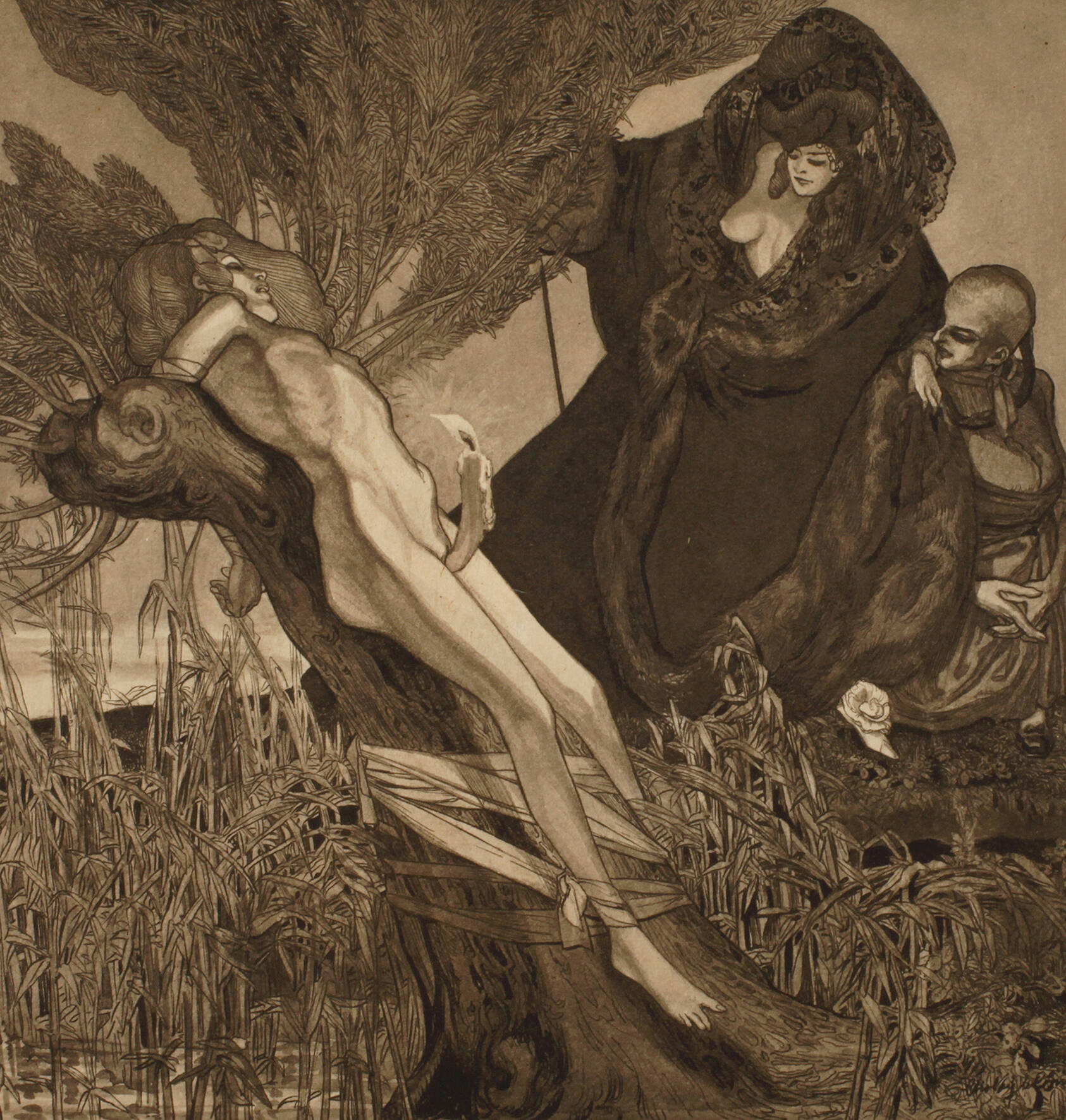 Franz von Bayros, "Glühwürmchen"