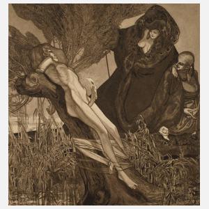 Franz von Bayros, "Glühwürmchen"