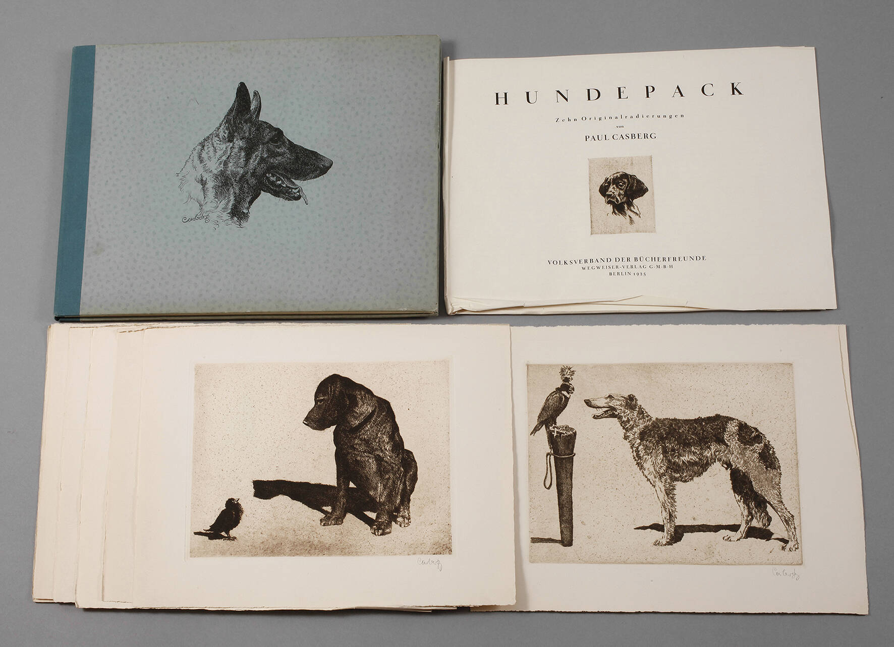 Carl Casberg, Mappe "Hundepack"
