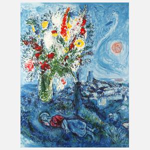 Marc Chagall, Träumende Frau