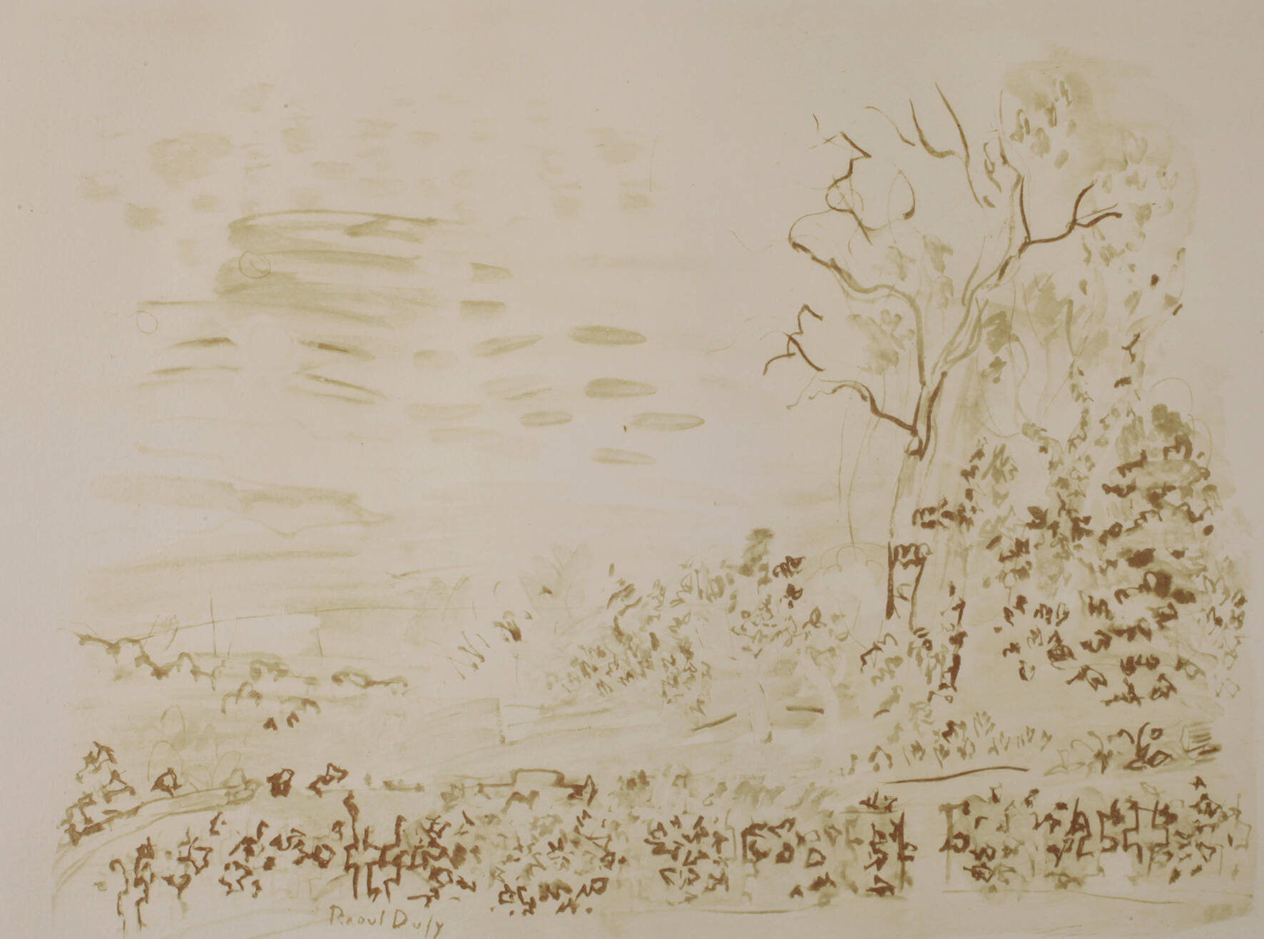 Raoul Dufy, Im Garten