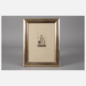 Albert Ebert, Akt mit Tuch