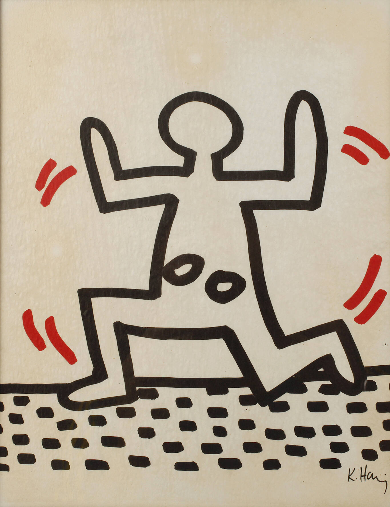Keith Haring, Blatt aus der Bayer Suite