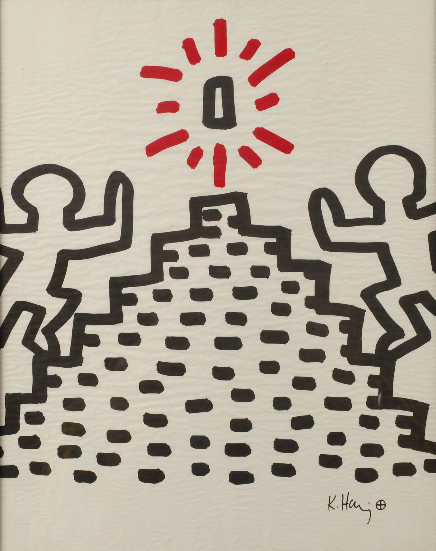 Keith Haring, Blatt aus der Bayer Suite