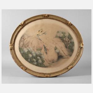 Louis Icart, Ruhene Dame