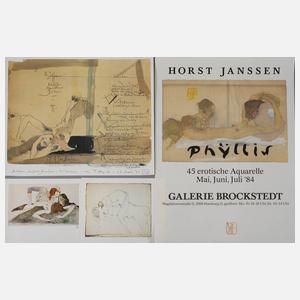 Horst Janssen, Sammlung erotische Kunstdrucke