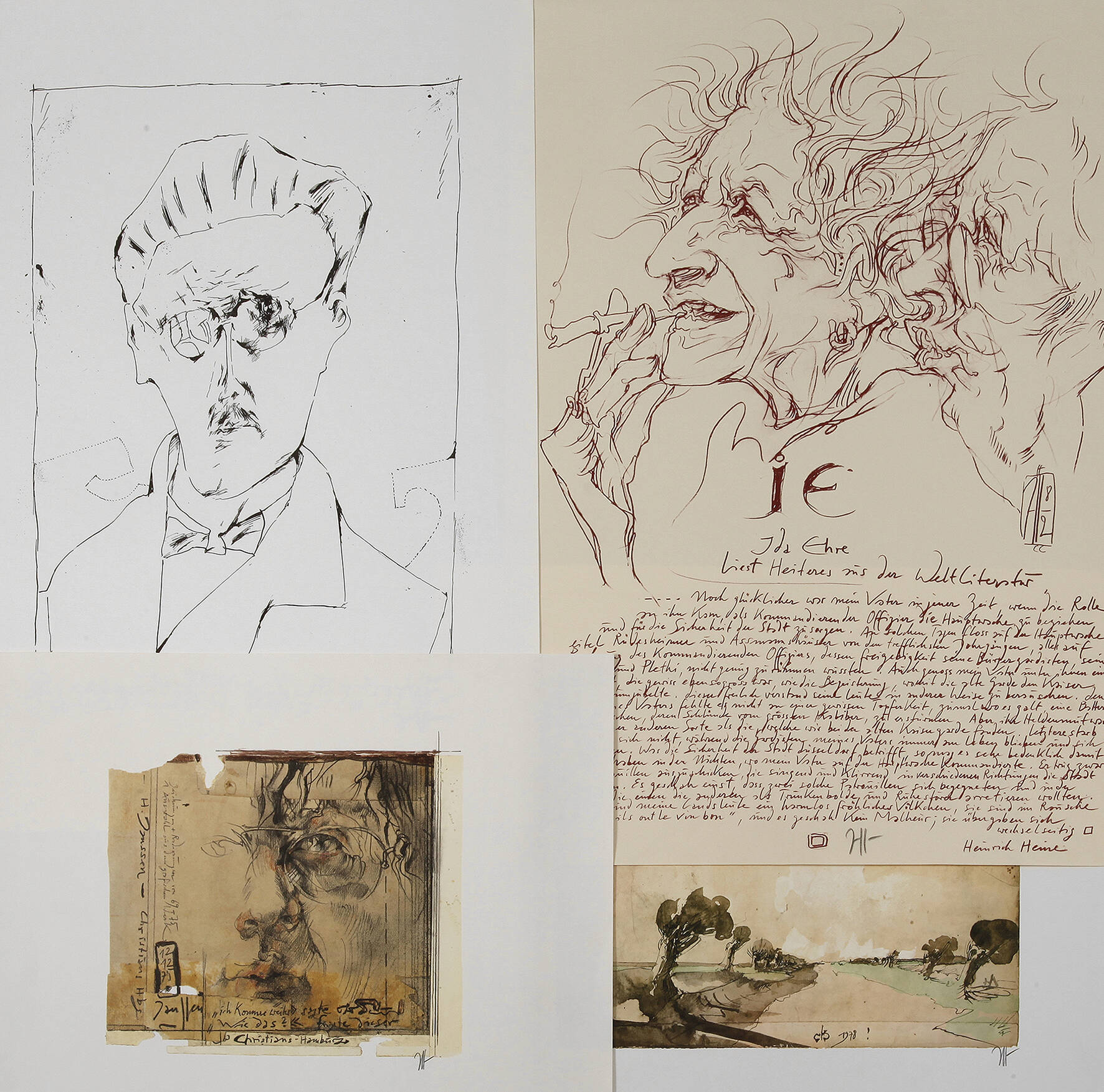 Horst Janssen, Sammlung signierte Kunstdrucke