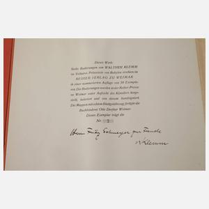 Walther Klemm zu "Voltaires Prinzessin von Babylon"