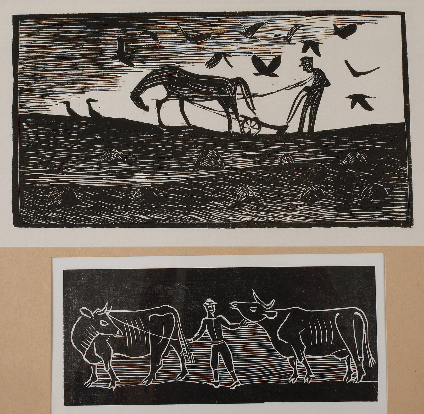 Gerhard Marcks, Paar Holzschnitte