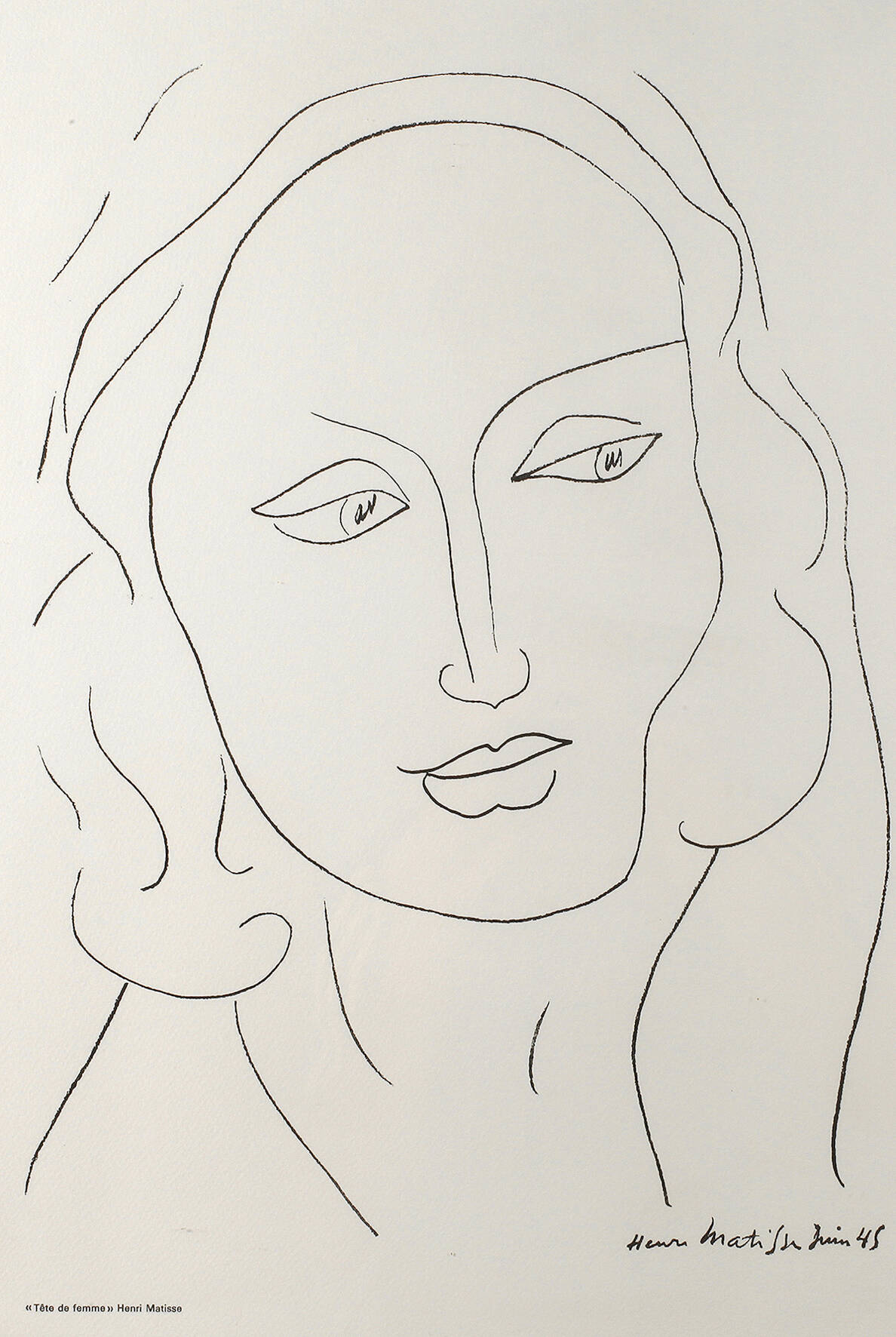 Henri Matisse, "Tête de femme"