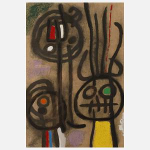 Joan Miró, Abstrakte Komposition