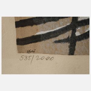 Joan Miró, Abstrakte Komposition