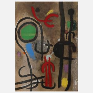 Joan Miró, Abstrakte Komposition