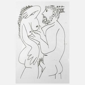 Pablo Picasso, Erotische Szene