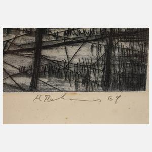 Berliner Stadtansicht mit Berliner Mauer