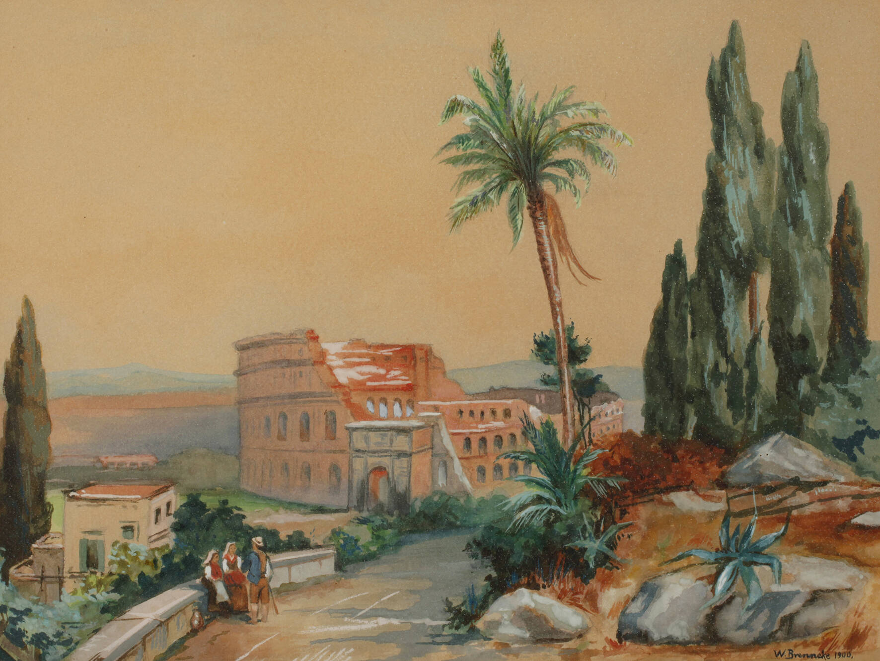 W. Brennecke, Partie in Italien